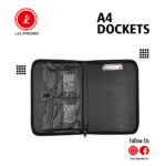 A4 Synthetic Leather File Docket – Classic Black - Image 2