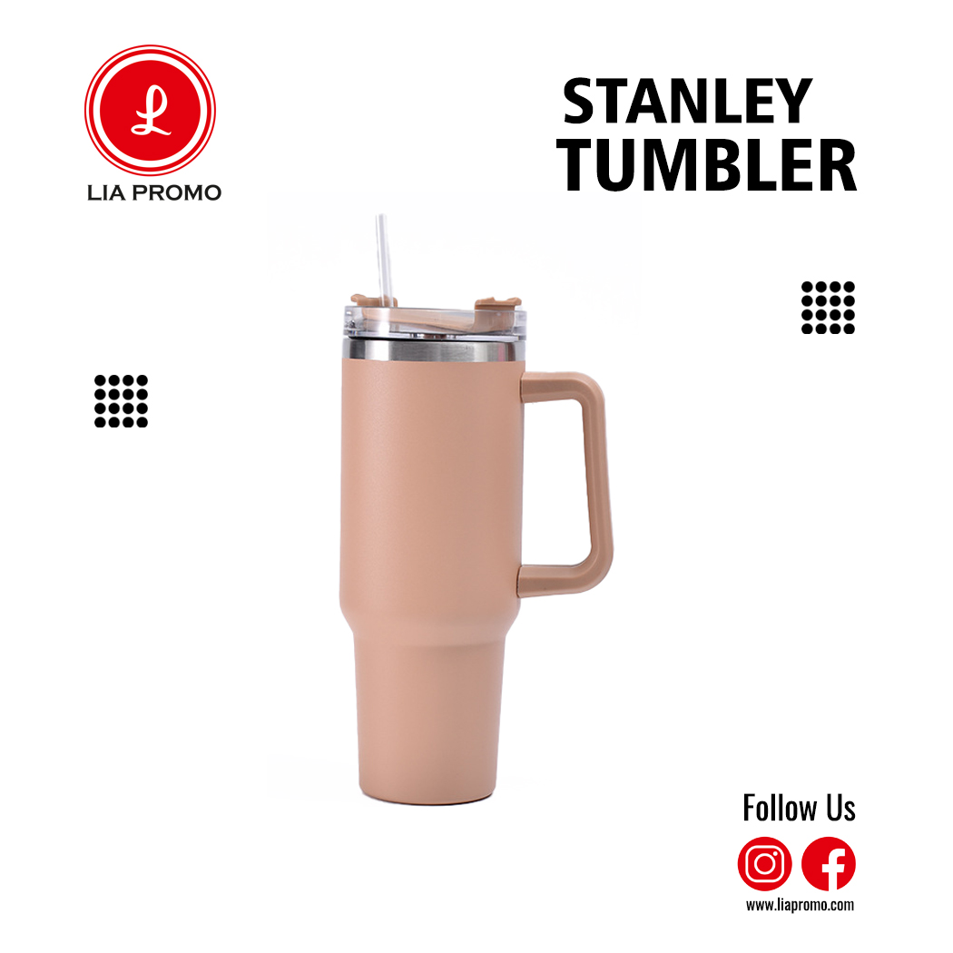 Product Design - Pen.cdr Stanley Tumbler with Handle & Straw - 1200 ml - Image 1