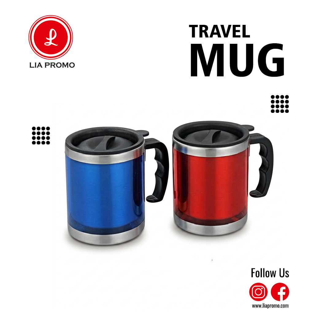 Product Design - Pen.cdr Stainless Steel Travel Mug-16 oz (380 ml) - Image 1