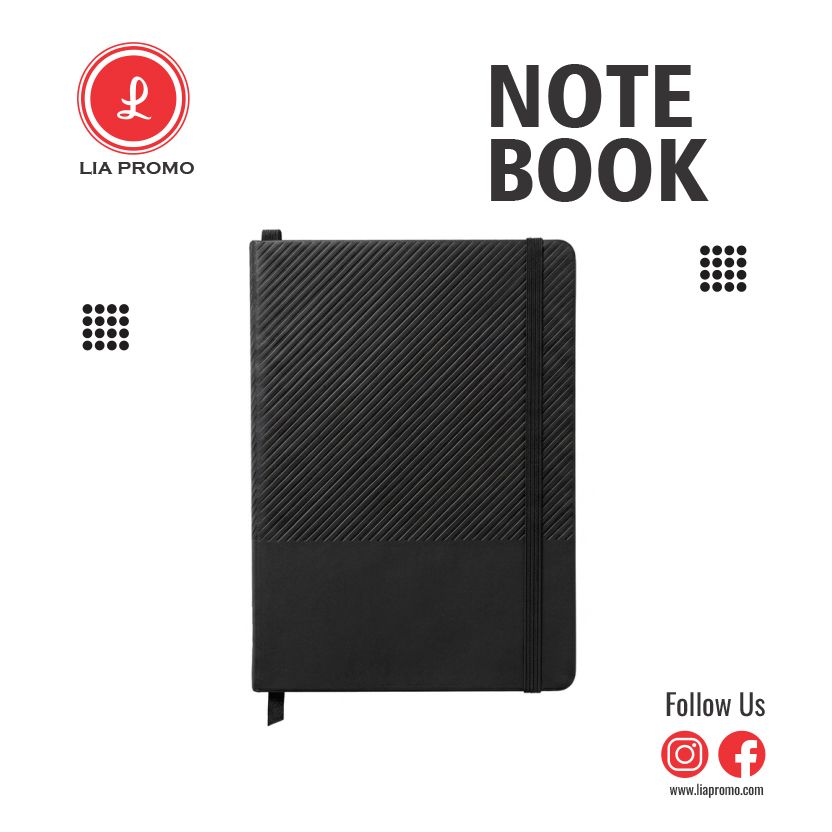 Product Design- BADGS.cdr Note Book - Textured leather cover-A5 - Image 1